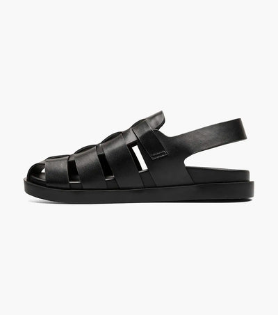 Black Men's Sandals Montego Slingback Buckle Sandals Style No: 25659-001