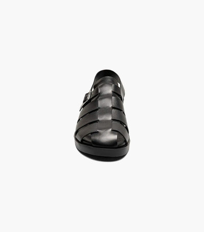 Black Men's Sandals Montego Slingback Buckle Sandals Style No: 25659-001