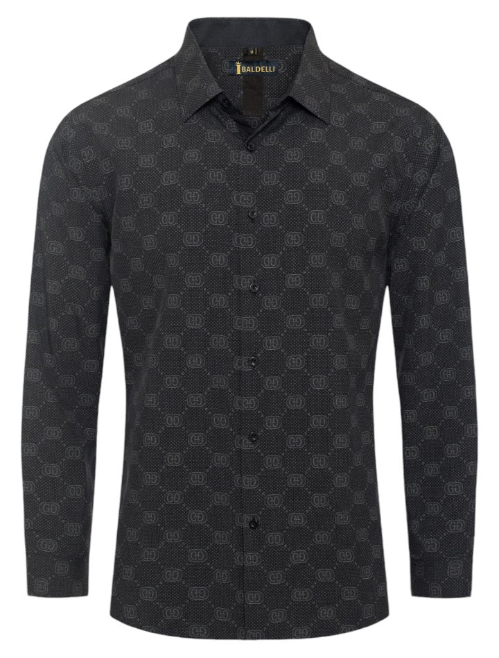 Long Sleeve Gucci Suit Shirt GG Logo Long Sleeve Dress Shirt Long Sleeve Gucci Suit Shirt GG Logo Long Sleeve Dress Shirt