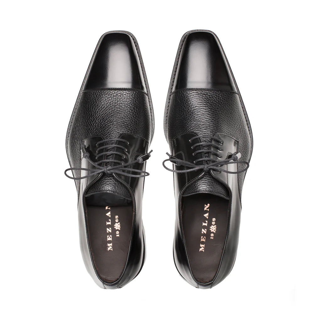 NEW MEZLAN men\'s actore cap toe dress shoes in black MEZLAN CAP TOE DRESS LACE-UP (more colors) – Miltons - The  main image 2