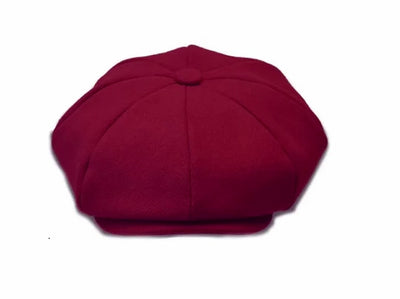 Bruno capelo Burgundy Men's Apple Hat Men's Casual Wool Hats