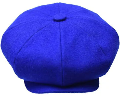 Bruno capelo Royal Blue Men's Apple Hat Men's Casual 100%Wool Hats