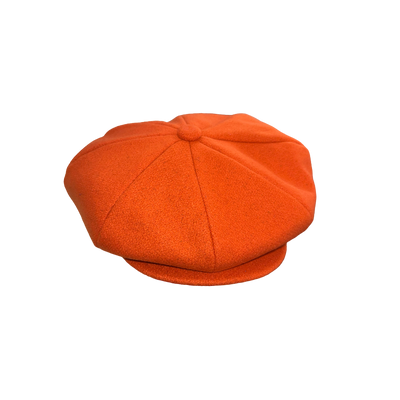 Emstate Orange Men's Apple Hat 100% Wool Made In USA