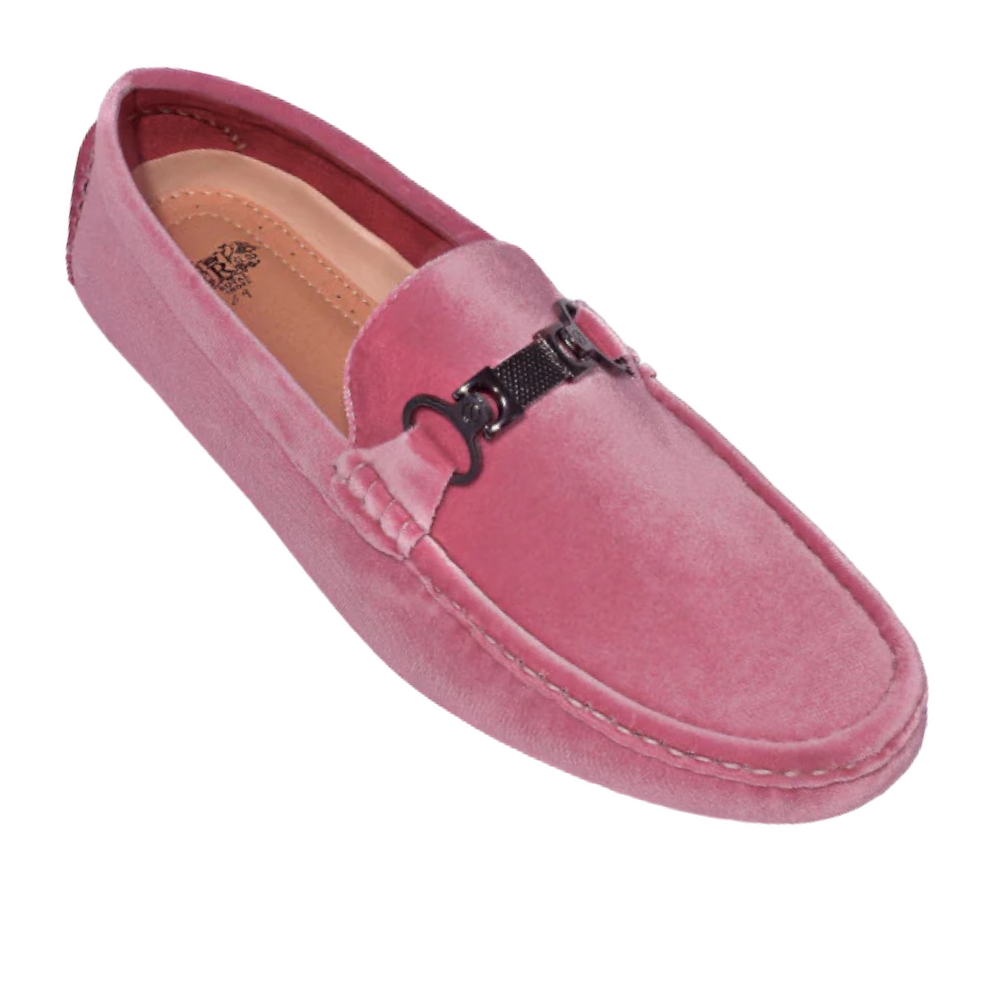 pink dress shoes mens loafers BRAVO Men Dress Shoe PROM-2 Loafer Shoe for Prom & Wedding Pink