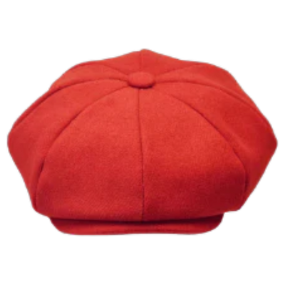 Bruno Capelo Men's Red Apple Hat 100% Wool Men's casual cap