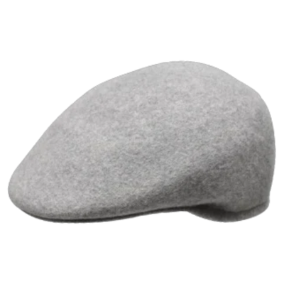 Bruno Capelo Men's Grey Cap Men's Gray Casual 100% Wool Hats
