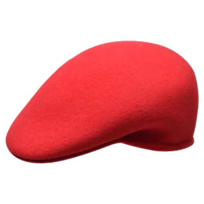 Bruno Capelo Men's Red Wool Cap Casual Hats 100% Wool Hat