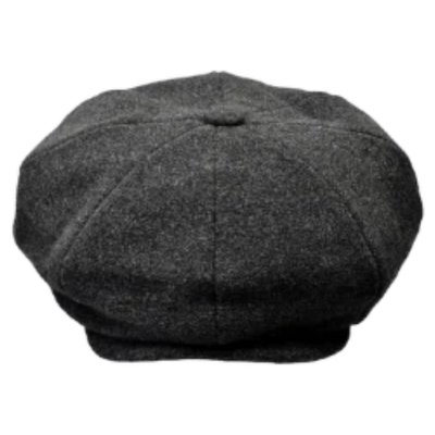 Men's Gray Apple Hat 100% Wool