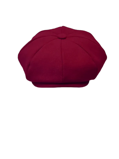 Bruno capelo Burgundy Men's Apple Hat Men's Casual Wool Hats
