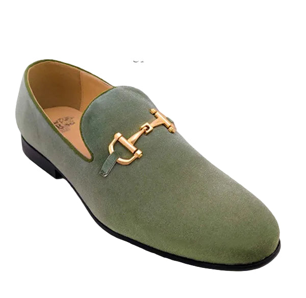 sage green dress shoes mens Men's Velvet Material Fashion Loafer with Gold Buckle LF-9100 NEW SALE Why Youll Love These Collar Size:17.5 Clothing: Midi Dress: 'Isis'