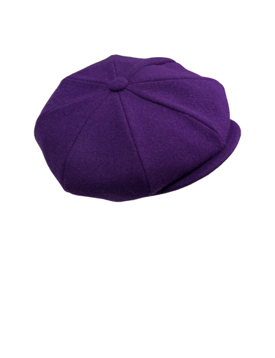 Purple Men’s Apple Hat 100% Wool Men's casual cap