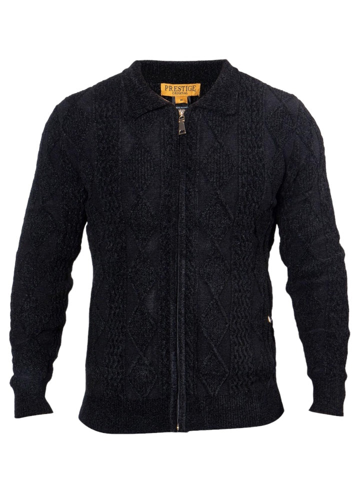 Prestige Knit Polo Sweater 374 main image 0