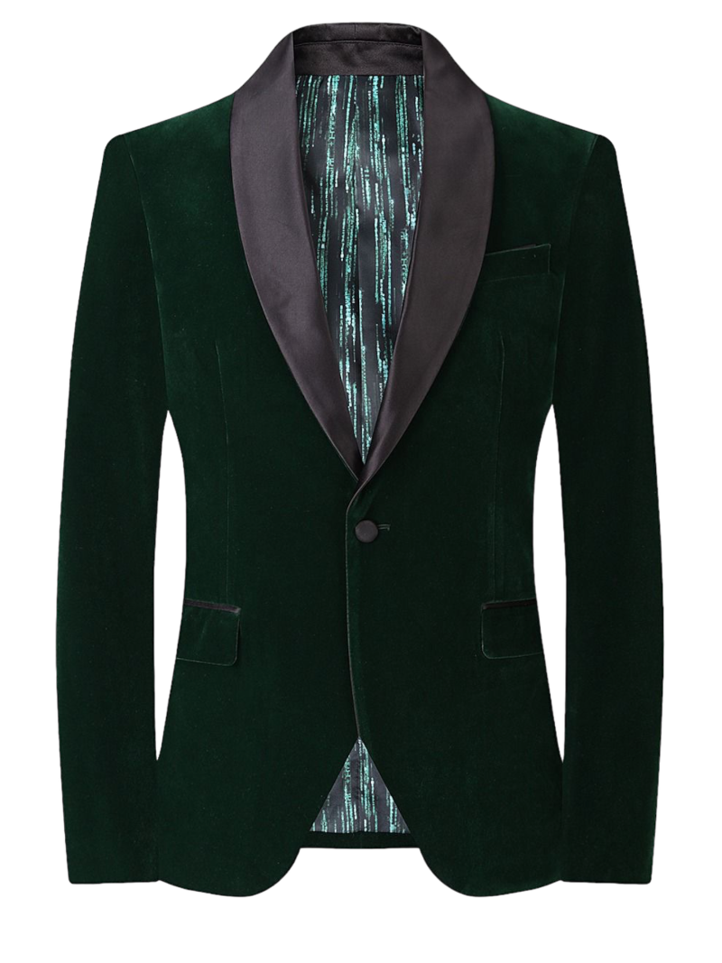 Mens Blazer Hunter Green main image 0