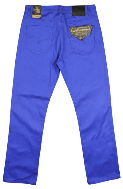 Royal Blue Men's Loose Fit Jeans - Design Menswear