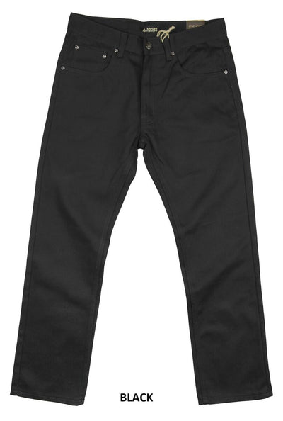Black access apparel men's loose fit jeans - Design Menswear
