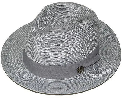 Gray Men's straw hats Bruno Capelo gray summer hats - Design Menswear