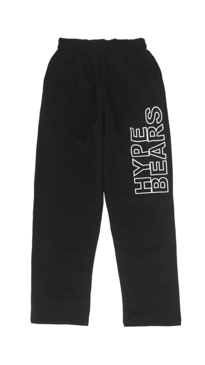 Black Men's Sweatpants Cargo with 2 Pockets 100% Cottons - Design Menswear