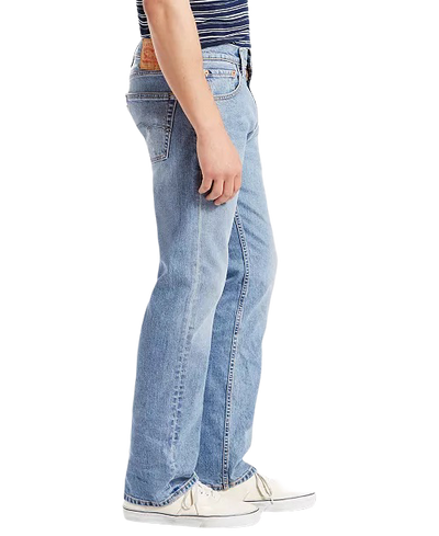 Light Blue Levi's 505 Regular Fit Men's Jeans - Design Menswear