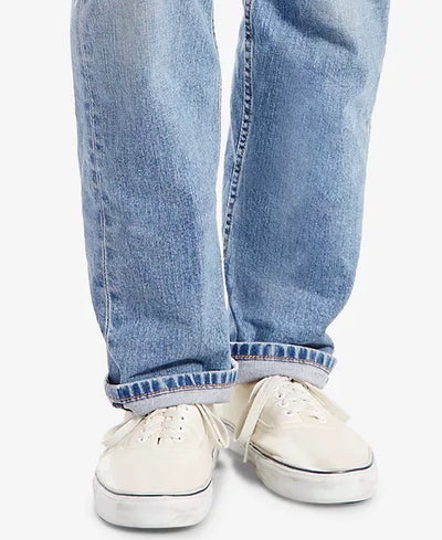 Light Blue Levi's 505 Regular Fit Men's Jeans - Design Menswear