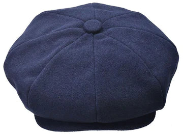 Men's dark blue apple hats bruno capelo blue wool apple hats - Design Menswear