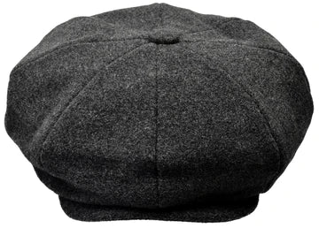 Men's Gray Apple Hat 100% Wool - Design Menswear