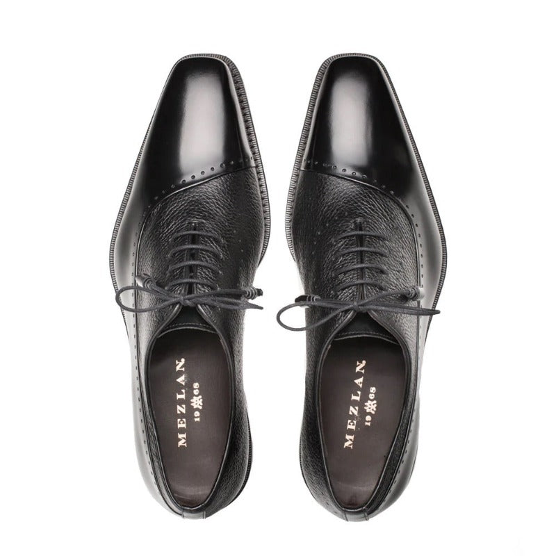 Mezlan Oxfords Shoes Size 10 Black Ostrich Claw Mezlan Platinum Collection  main image 3