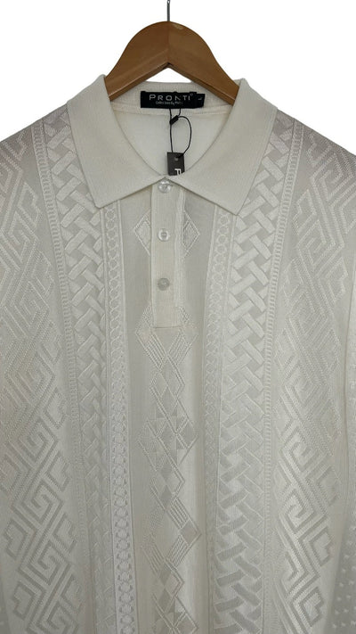 Men's Off White Polo Fashion Design T-shirt - Design Menswear