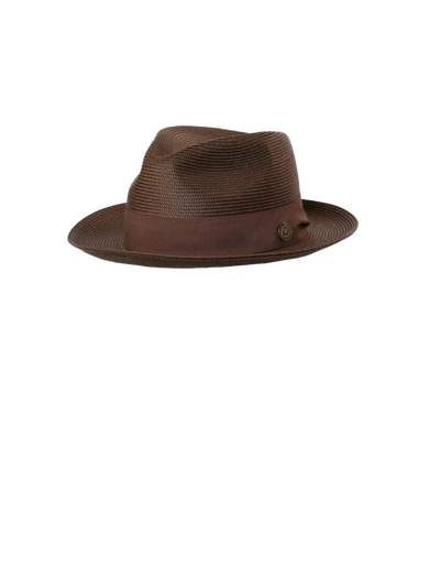 Brown Bruno Capelo Men's straw hat casual dress summer style hat - Design Menswear