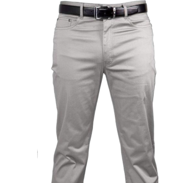 Prestige Gray Men's Jeans Classic Fit Stretch Material - Design Menswear