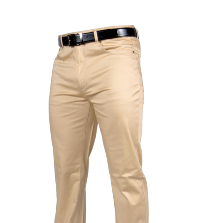 Prestige Oatmeal Men's Classic Fit Jeans - Design Menswear