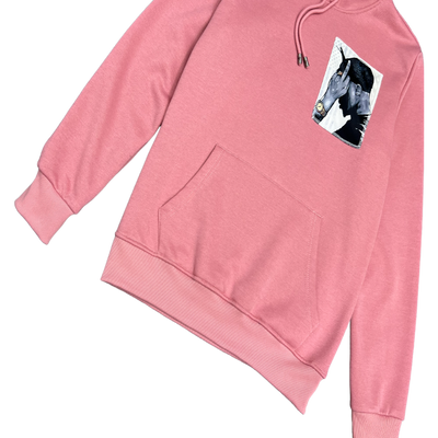 Pink Men's Pullover Graphic Hoodies Heavy Blend Tailored recreation - Design Menswear