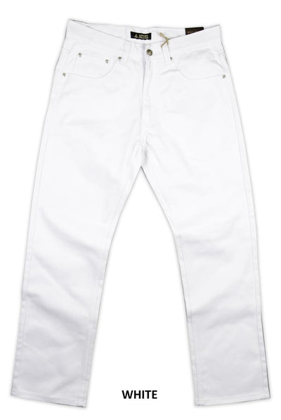White Men's Loose Fit Jeans - Design Menswear