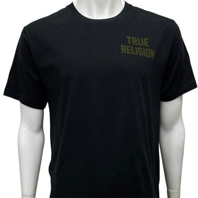 True Religion Black Men's Graphic Tees - Design Menswear
