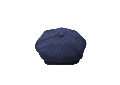 Men's dark blue apple hats bruno capelo blue wool apple hats - Design Menswear