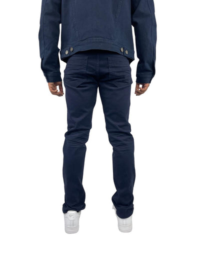 Blue Men's Slim-fit Stretch Jeans Blind Trust - Design Menswear