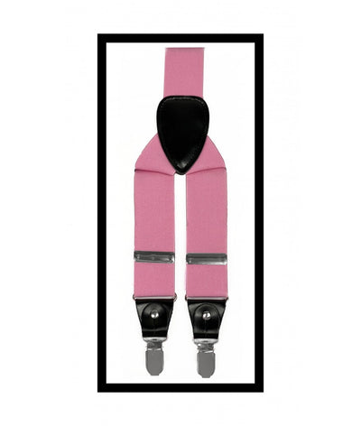 Pink Men's Suspenders - Design Menswear