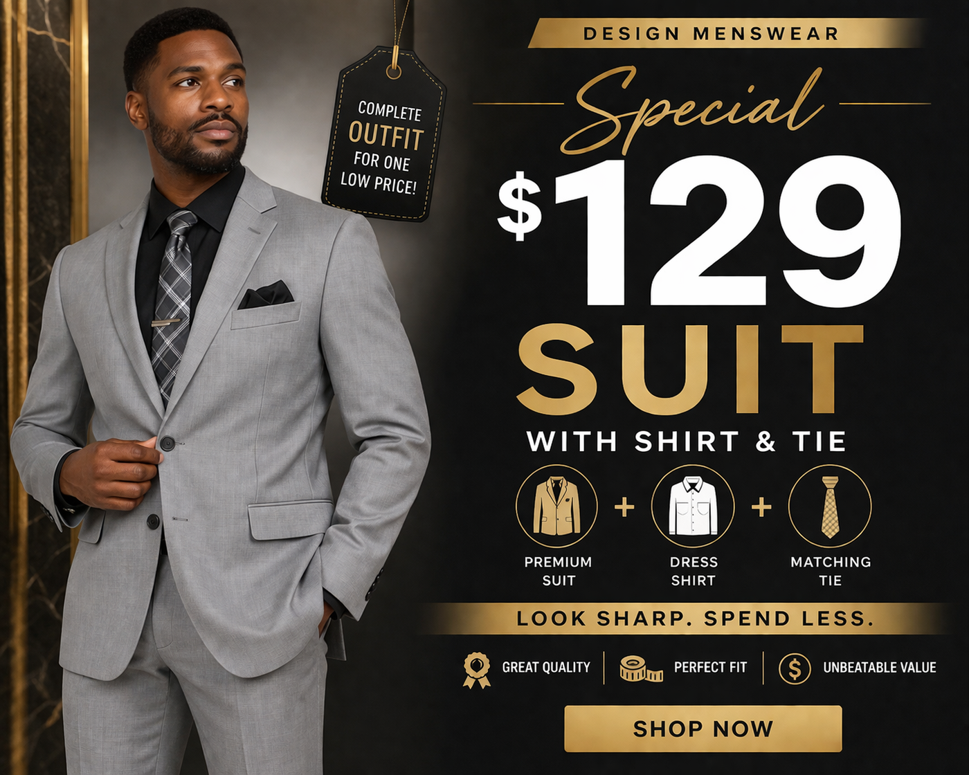 Shop Men's Suits, Shoes & Casual Wear | Design Menswear – DESIGN MENSWEAR