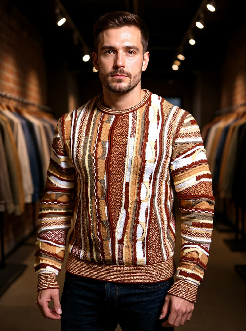 Prestige Multicolour Sweater Regular-Fit Pullover