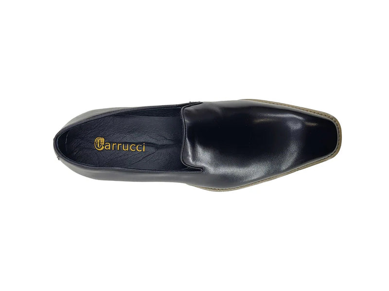 Carrucci Black Slip-On Men&