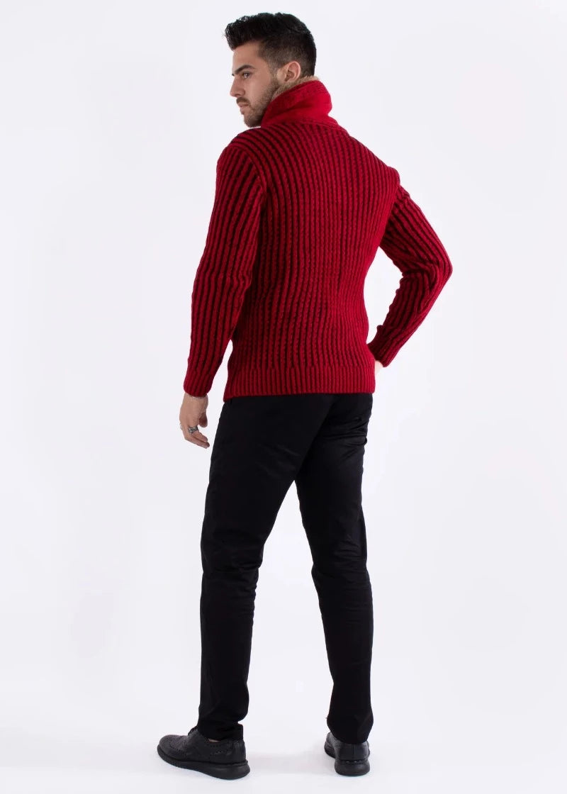 Red Pullover Men&