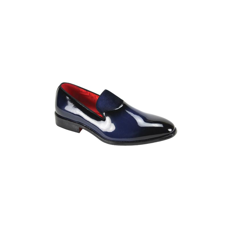 Globe footwear Navy Blue Smokers Patent Leather Men&