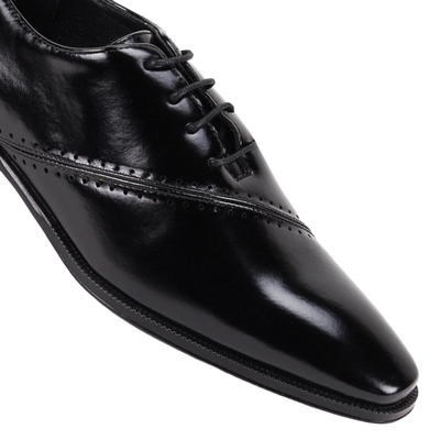 Antonio Cerrelli Black Men's Lace-Up Dress Shoes Style No-7028