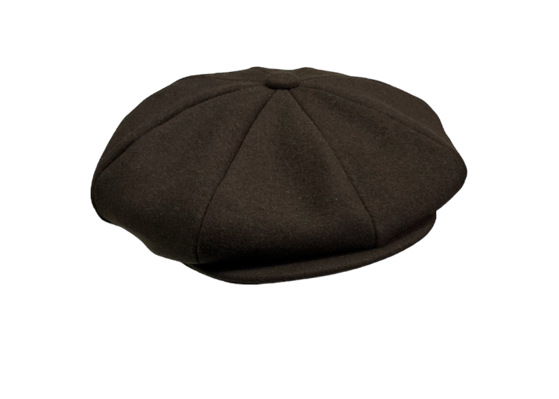 Army Green Men Apple Hat 100% Wool Men&