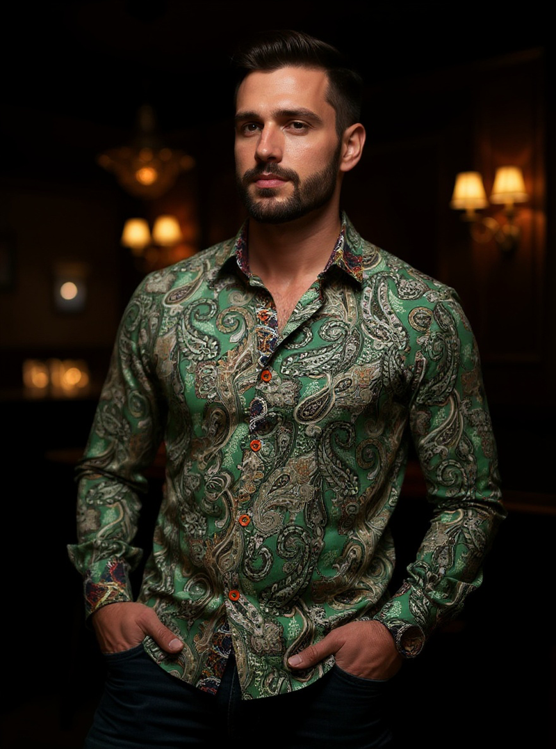 Axxess Green Multicolor Men&