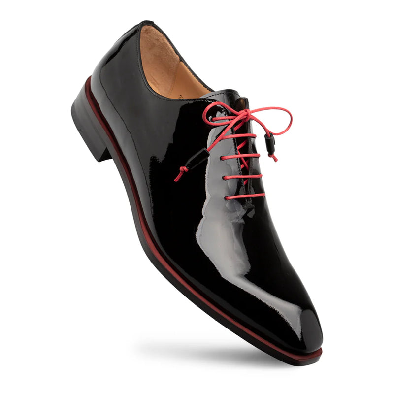 BLACK DIETRO 2 ASYMMETRICAL PATENT LEATHER MEN&