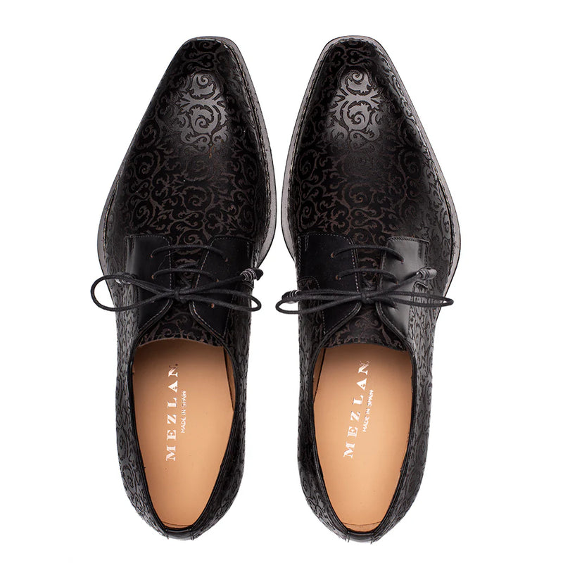 BLACK MEZLAN LONTANI LACE UP GENUINE LEATHER MEN&