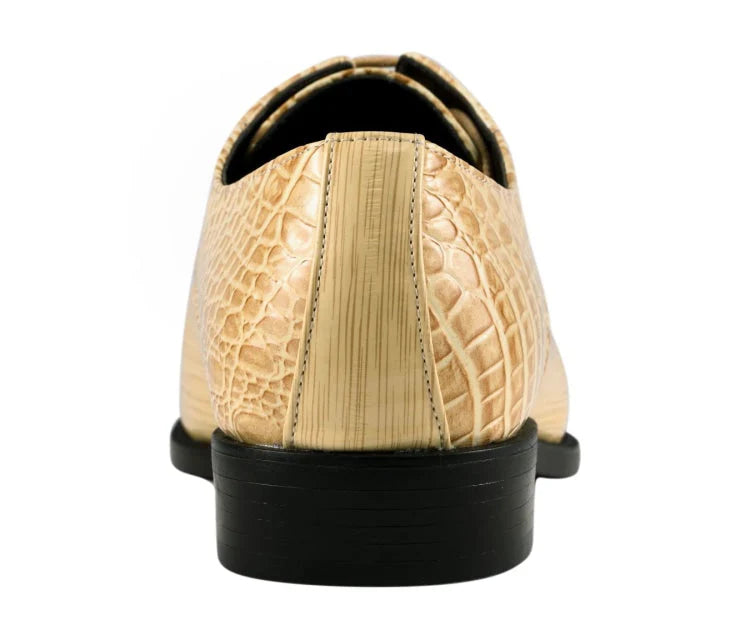 beige color dress shoes Camel bracelet detail FELISA shoes leather a pinnacle of opulence Beige Taupe Men's Harvey Lace