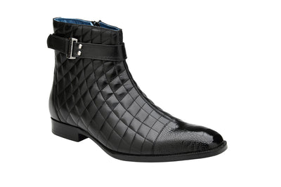 Belvedere Libero Black Men's Exotic Boots Style: R80