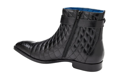 Belvedere Libero Black Men's Exotic Boots Style: R80