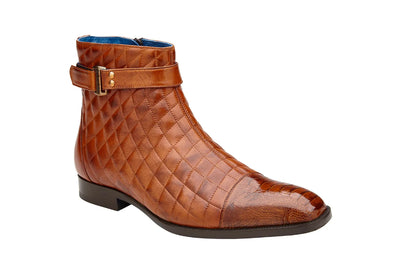 Belvedere Libero Cognac Men's Exotic Boots Style: R80